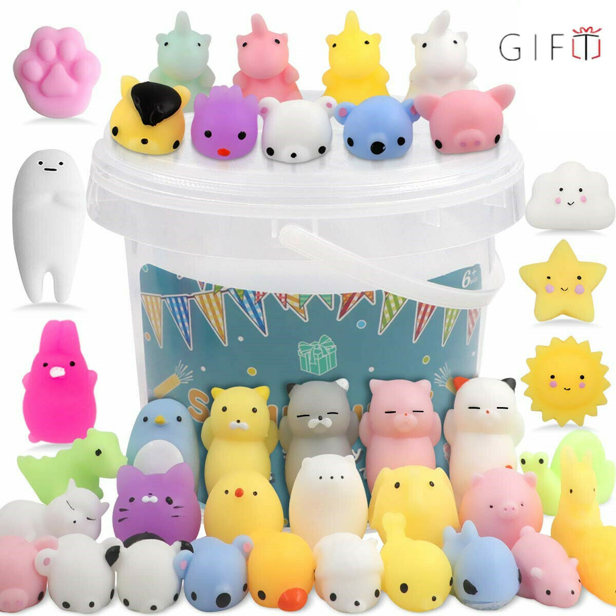 105PCS Mochi Squishy Toys Mini Kawaii Squishies Algeria