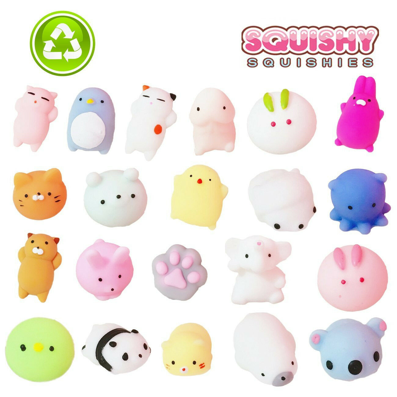 Kawaii Mochi Squeeze Toys