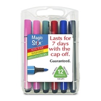 Triangular Magic Stix Markers, 12 Pack