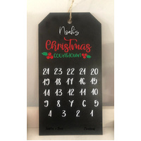 Christmas Countdown Chalkboard