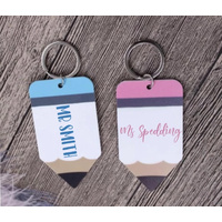 Personalised Pencil Keyring