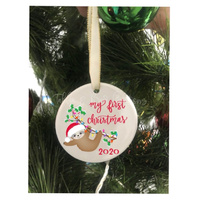 My First Christmas Ceramic Ornament