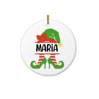 Personalised Christmas Ceramic Ornament