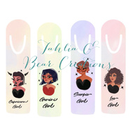 Zodiac Girls Metal Bookmarks 