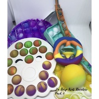 Rainbow Tye Dye Fidget Toy Pack [Pack : Pack 2]