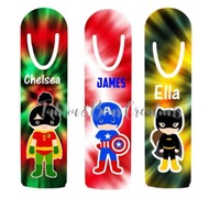 Personalised Super Hero Bookmarks