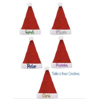 Personalised Santa Hats