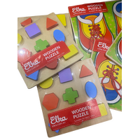 Elka Wooden Puzzle - Shapes
