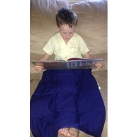 Ready Made Weighted Lap Blanket Blue