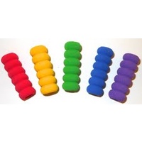 Foam Ridged Pencil Grips - 2 pack