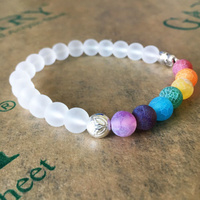 Chakra Balancing Bracelets - White