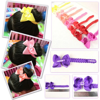 Hair Bun Wrap Bows