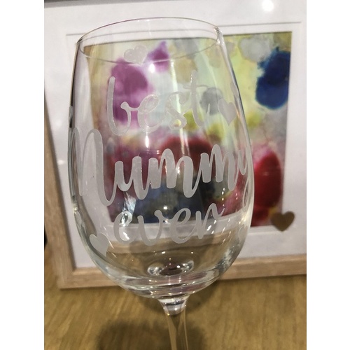 Mothers Day Wine Glass