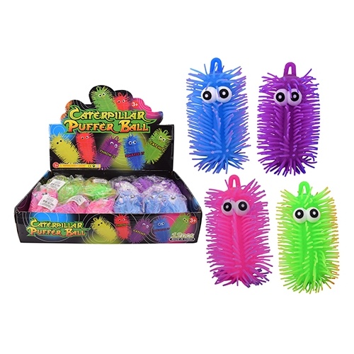 Squishy Caterpillar Puffer Balls