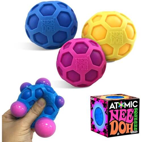 Nee Doh Atomic Ball [Colour: Yellow/Pink]