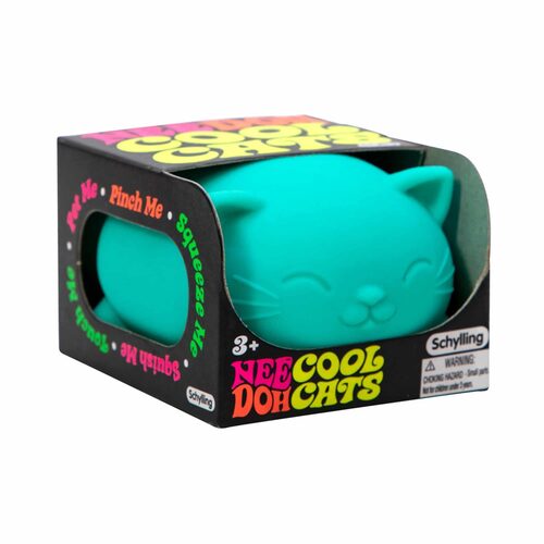 Nee Doh Cool Cats [Colour : Teal]