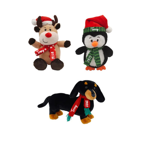 2022 Personalised Christmas Plush Toys