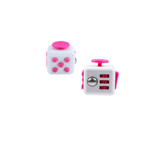Fidget Cube [Pink/White]