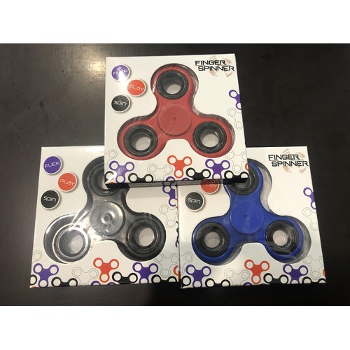 Fidget Spinner Fidget Toy in Box [Colour : Black ]