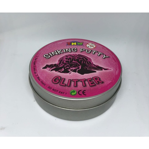 Sinking Putty in Tin [Colour : Glitter Pink ] [Size: 60 grams]
