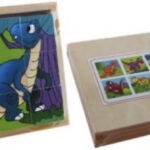 Cube Puzzle Dinosaur
